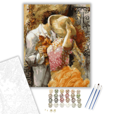 Számfestő.hu Társ - számfestő készlet – 40×50 cm (Keretre feszítve) kreatív és készségfejlesztő