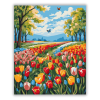 Számfestő.hu Tavaszi Tulipánmező - számfestő készlet