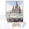 Számfestő.hu Templom a felhők között - számfestő készlet – 40×50 cm (Keretre feszítve)