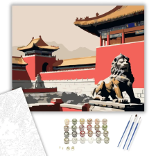 Számfestő.hu Tiltott Város Őrzői - számfestő készlet – 80×100 cm (Keret nélkül) kreatív és készségfejlesztő