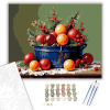 Számfestő.hu Ünnepi Gyümölcsvarázs - számfestő készlet – 50×60 cm (Keretre feszítve)