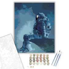 Számfestő.hu Űrhajós a sziklán - számfestő készlet – 60×70 cm (Keretre feszítve) kreatív és készségfejlesztő