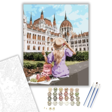 Számfestő.hu Utazó - számfestő készlet – 40×50 cm (Keretre feszítve) kreatív és készségfejlesztő