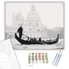 Számfestő.hu Velencei Panoráma - számfestő készlet – 40×50 cm (Keretre feszítve) kreatív és készségfejlesztő
