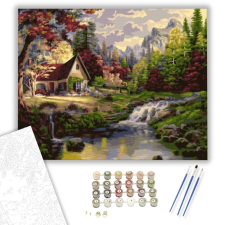 Számfestő.hu Vityilló az erdőben - számfestő készlet – 40×50 cm (Keretre feszítve) kreatív és készségfejlesztő