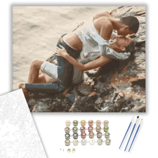 Számfestő.hu Vonzalom - számfestő készlet – 40×50 cm (Keretre feszítve) kreatív és készségfejlesztő