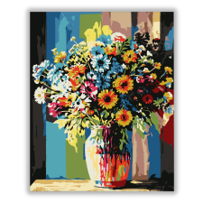 Számfestő Káprázatos virágmozaik - számfestő készlet kreatív és készségfejlesztő