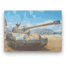 Számfestő Katonai Tank - számfestő készlet kreatív és készségfejlesztő