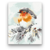 Számfestő Kismadár a Télben - számfestő készlet
