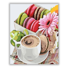 Számfestő Macaron válogatás - számfestő készlet kreatív és készségfejlesztő