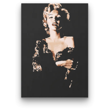 Számfestő Marilyn Monroe Feketében - számfestő készlet kreatív és készségfejlesztő