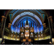 Számfestő Notre-Dame Basilica - gyémántszemes kirakó kreatív és készségfejlesztő
