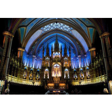 Számfestő Notre-Dame Basilica - gyémántszemes kirakó kreatív és készségfejlesztő