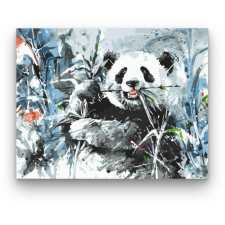 Számfestő Panda vacsora - számfestő készlet kreatív és készségfejlesztő