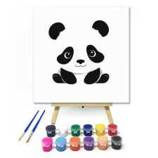 Számfestő Pocakos panda - gyerek számfestő készlet kreatív és készségfejlesztő