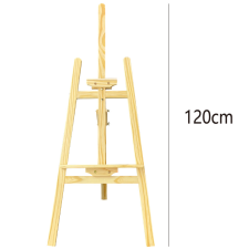 Számfestő Premium 120 cm-es Fa Festőállvány - összerakható kreatív és készségfejlesztő