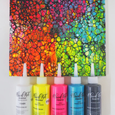 Számfestő "Vegas" Fluid Art szett kreatív és készségfejlesztő