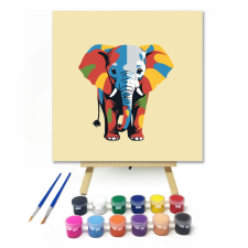 Számfestő Színes elefánt - gyerek számfestő készlet kreatív és készségfejlesztő