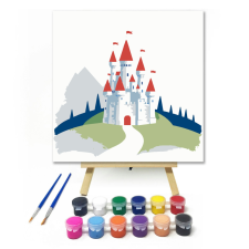 Számfestő Varázslatos kastély - gyerek számfestő készlet kreatív és készségfejlesztő