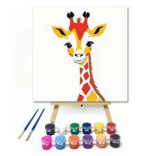 Számfestő Vidám zsiráf - gyerek számfestő készlet kreatív és készségfejlesztő