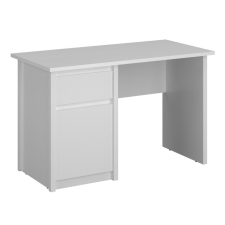  Számítógépasztal 1D1S/120, fehér, ERODIN bútor