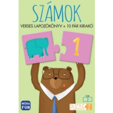 Számok - Verses lapozókönyv + 10 pár kirakó gyermek- és ifjúsági könyv