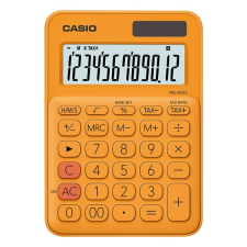 Számológép asztali CASIO MS 20 UC 12 digit narancs számológép