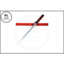  Szamuráj kard - kereszttel - piros fajáték