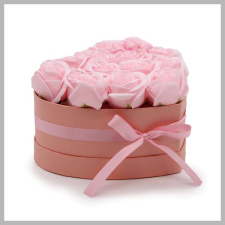  Szappan virág ajándék csokor - 13 rózsaszín rózsa GSFB-05 szappan