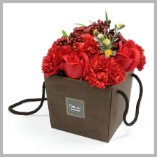  Szappanvirág Csokor, vörös rózsa és szegfű LSF-01 szappan