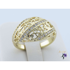 Szara gold filled csipkemtás gyűrű-14K gyűrű