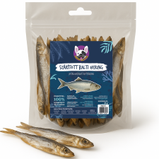 Szárított balti hering, 350 g, (5 csomag), HAPPY BULLDOG jutalomfalat kutyáknak