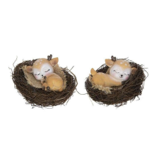  Szarvas fészekben 9cm/db karácsonyi dekoráció