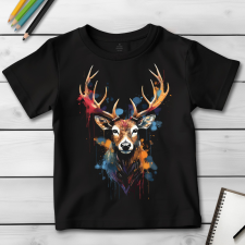  Szarvas póló (Gyerek)(Színes 2) gyerek póló