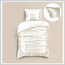 Szatén ágyneműhuzat 140x220 SHINE WHITE 8720578108626 lakástextília