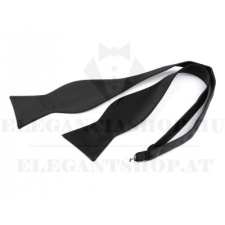 Szatén köthető csokornyakkendő díszdobozban - Fekete ajándéktárgy