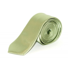  Szatén slim nyakkendő - Halványzöld nyakkendő