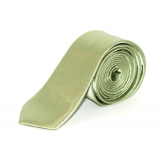  Szatén slim nyakkendő - Halványzöld