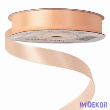  Szatén szalag 12 mm x 22.86 m - Világos Barack dekorációs kellék