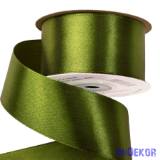  Szatén szalag 50 mm x 22.86 m - Olivazöld dekorációs kellék