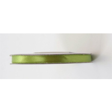 . Szatén szalag, 6 mm, limezöld szalag, masni
