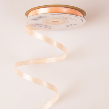  Szatén szalag 6mm x 22.86m - Barack dekorációs kellék