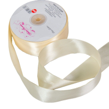  Szatén szalag Ivory 38mmx50m dekorációs kellék