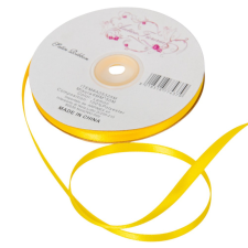 Szatén szalag Lemon 6mmx50m dekorációs kellék