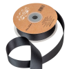  Szatén szalag matt Black 25mmx20m
