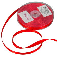  Szatén szalag Red 10mmx50m dekorációs kellék