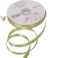  Szatén szalag Sage green 10mmx50m dekorációs kellék
