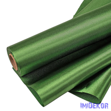  Szatén tekercs 23cm x 10m - Fenyőzöld dekorációs kellék