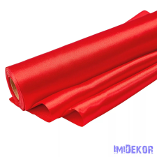  Szatén tekercs 23cm x 10m - Piros dekorációs kellék