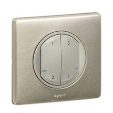  Szcenárió kapcsoló - 4 funkciós, egyedileg programozható Celiane Netatmo Grafitszürke 067756 Legrand villanyszerelés